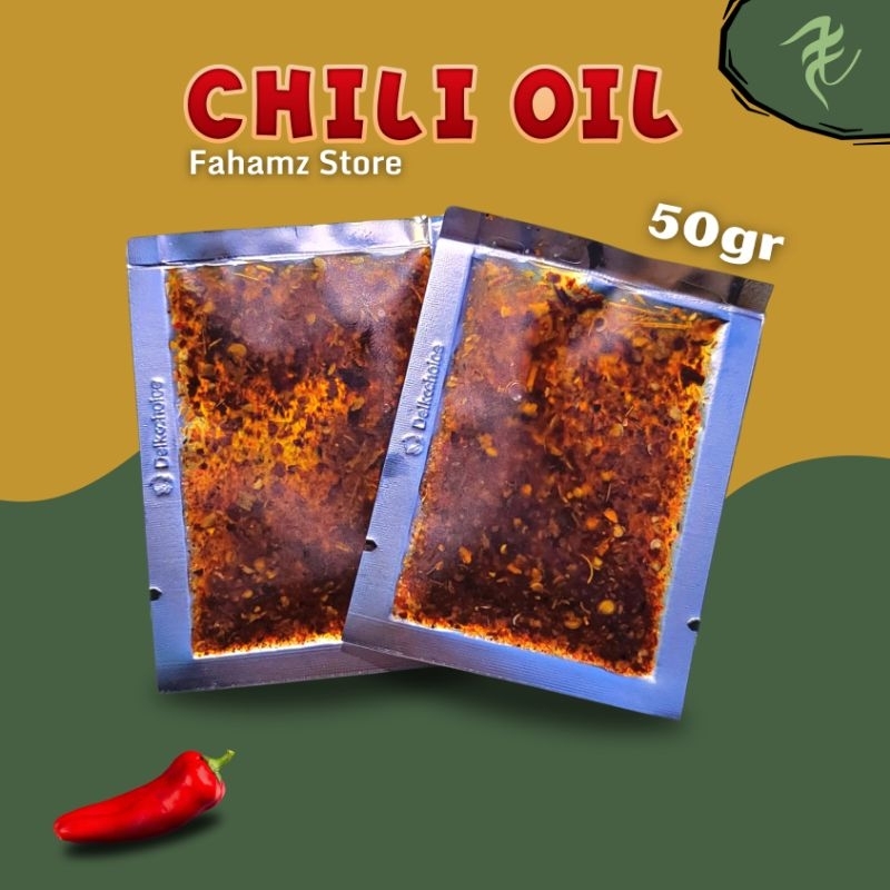 

Chili Oil 50gram / Minyak Cabai by Fahamzstore