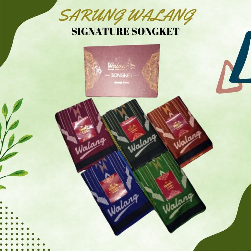 Sarung Walang Signature Songket Rayon Premium