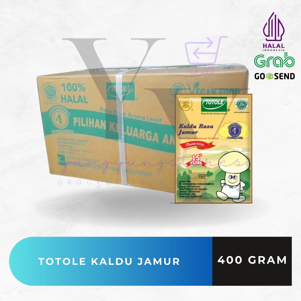 

1 Dus Isi 20 Bungkus Totole Kaldu Rasa Jamur 400 gram
