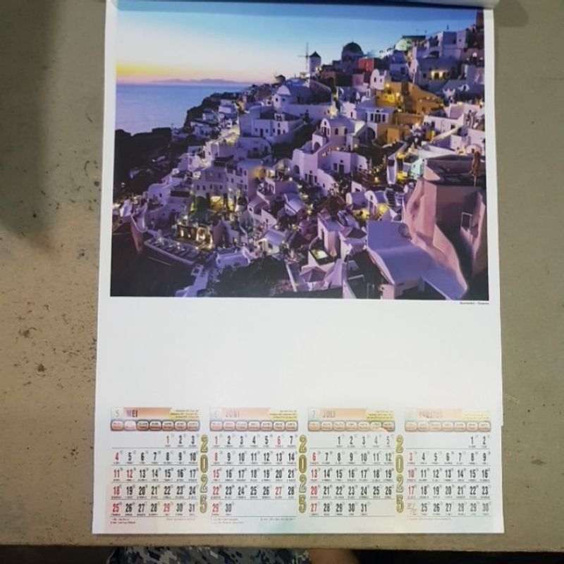 

kalender dinding 2025 caturwulan 3 lembar / CW