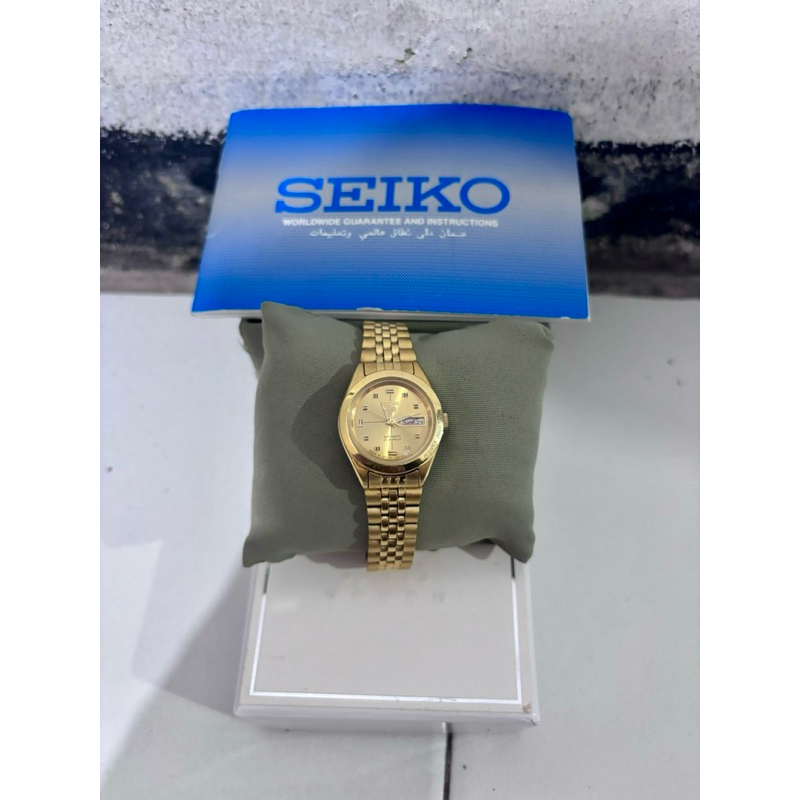 SEIKO 5 Automatic Gold Dial Ladies Watch