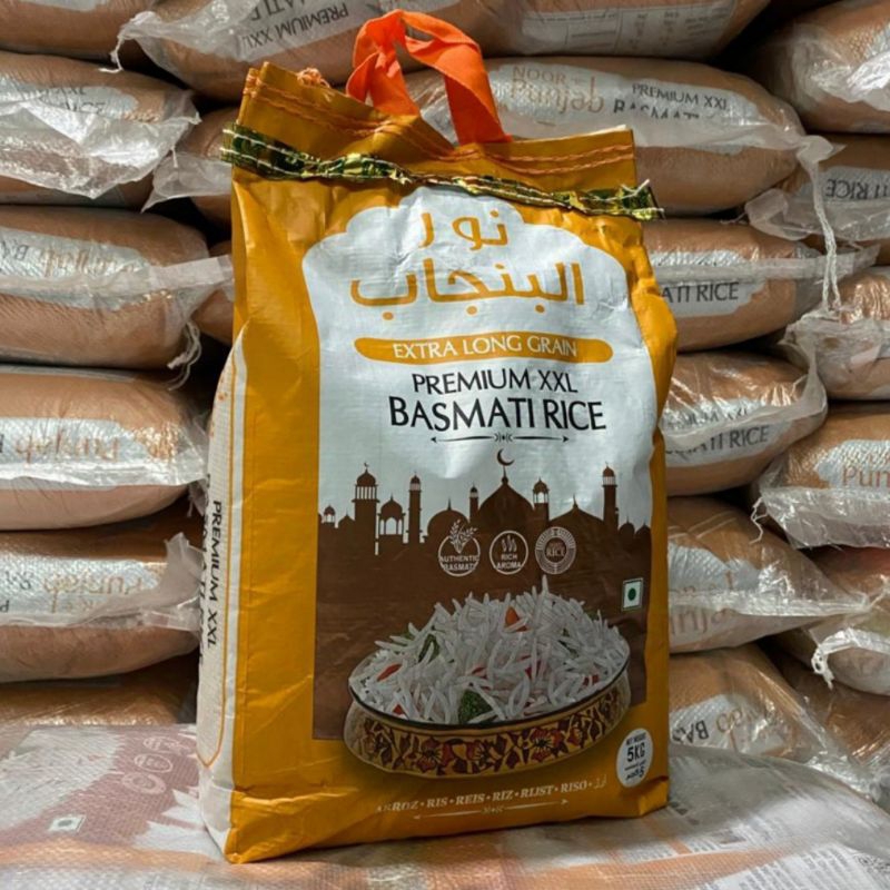 

BERAS BASMATI INDIA MERK NOOR-E- PUNJAB KEMASAN 5KG
