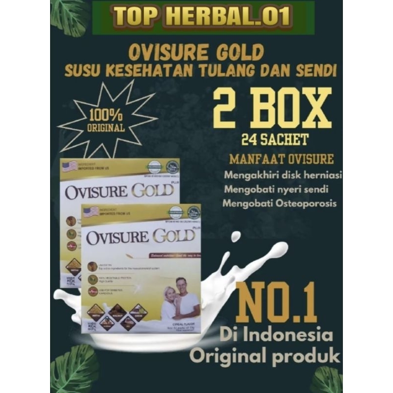 

OVISURE GOLD SUSU TULANG SENDI ORIGINAL AS BPOM |-2 BOX