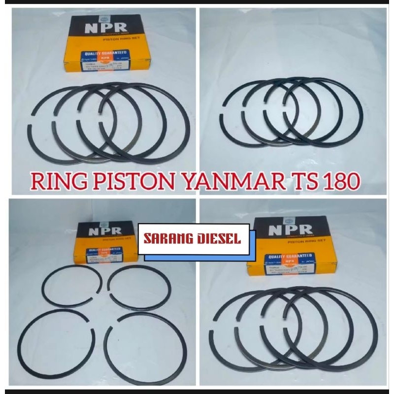 RING PISTON YANMAR TS 180 / RING SEHER YANMAR TS 180 ASLI NPR