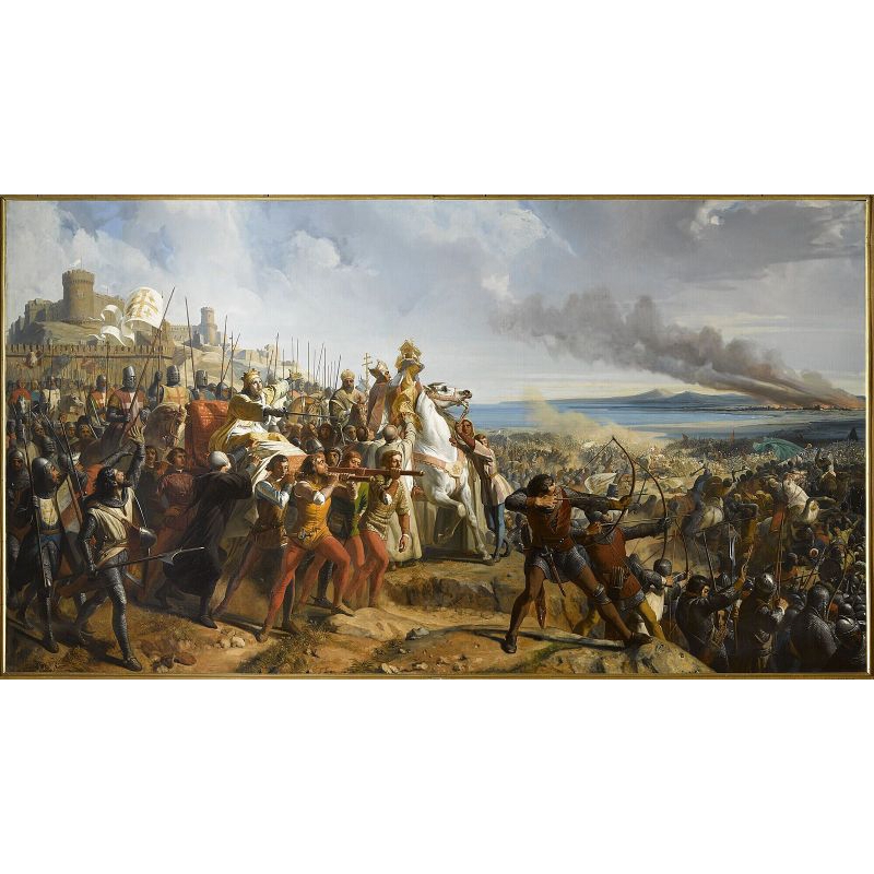 Lukisan Charles Lariviere King Baldwin IV Battle of Montgisard Ascalon Painting