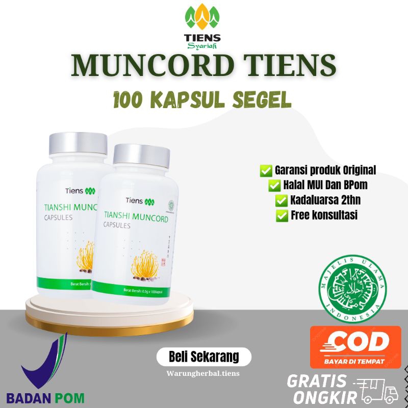 Muncord Tiens 100 Kapsul Segel
