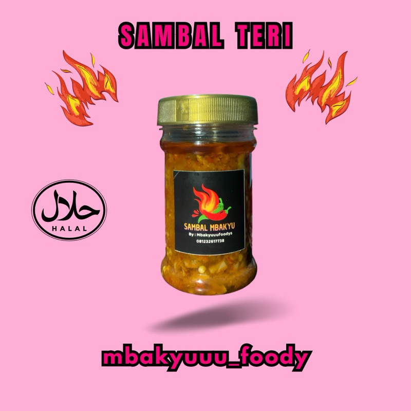 

ReadyStock Sambal Teri Rasa Nampol By MbakyuFoody