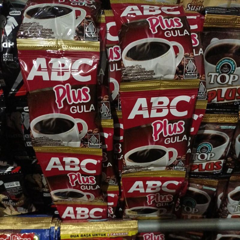 

kopi Abc plus gula paket hemat 5 renteng isi 50pcs