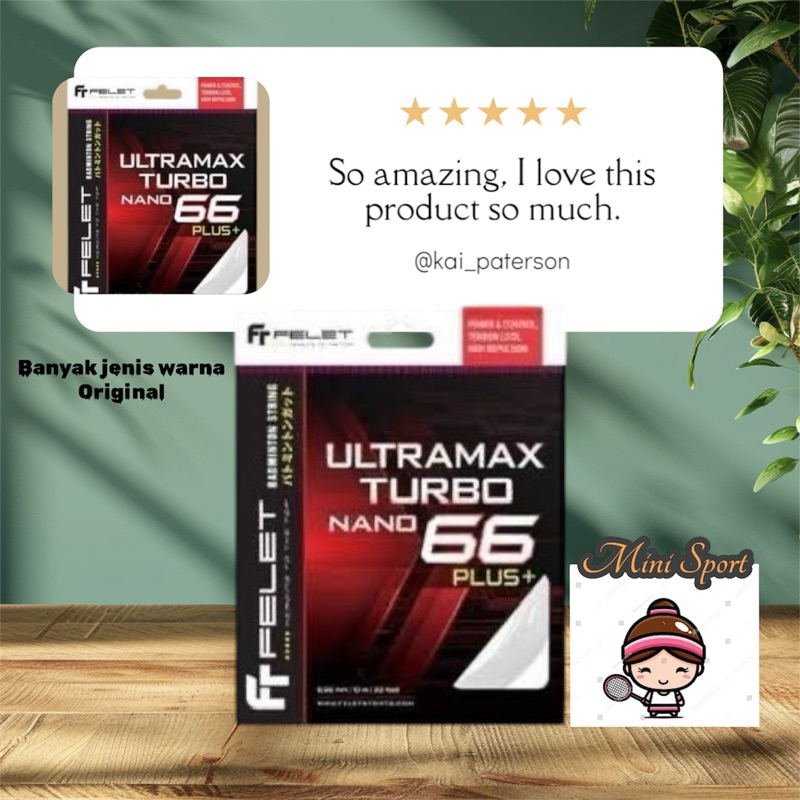 SENAR BADMINTON FELET ULTRAMAX TURBO NANO 66