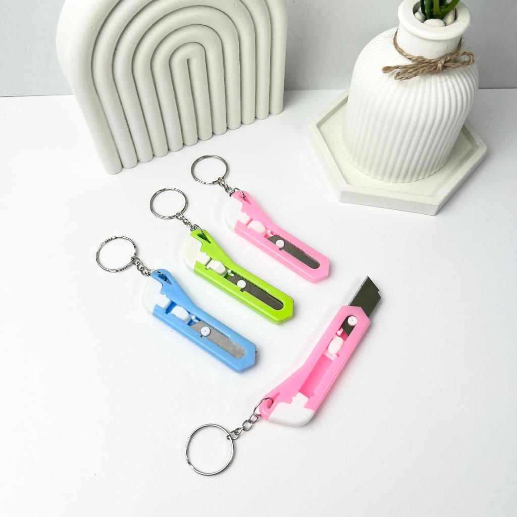 

MJ - Gunting Lipat mini Portable tarik Stainless Steel Retractable Mini Folding Scissors Pemotong Kertas Paper Cutter lucu