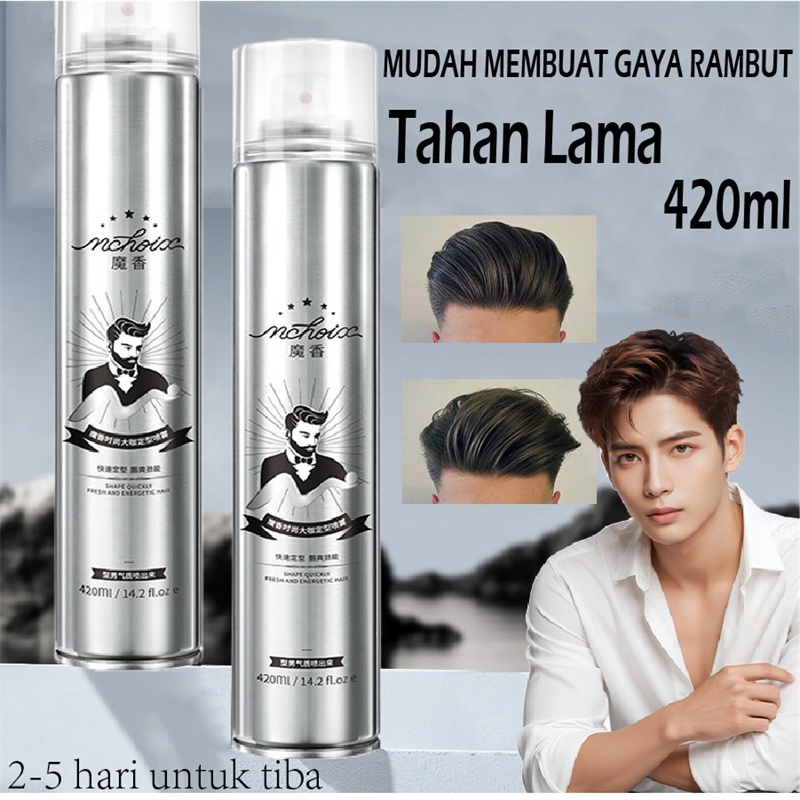hair spray semprotan penataan rambut pria hair styling spray rambut Styling Rambut Keras