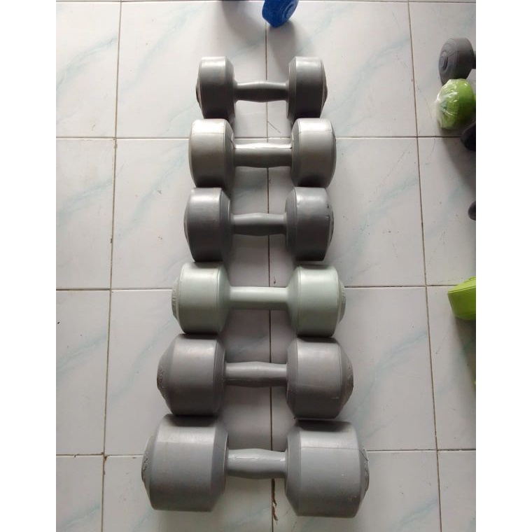 Ready Update barbel fitnes 4kg  barbel plastik 4kg barbel senam 4kg barbel fitnes murah 4kg  dumble 