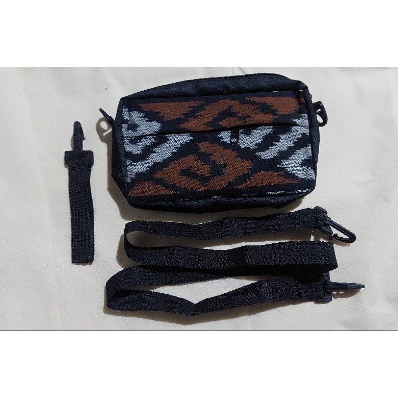 Tas Tenun Pria Handbag Kombinasi Tenun