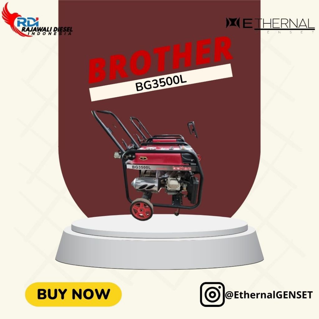 Genset 2000 watt Bensin Brother BG3500L