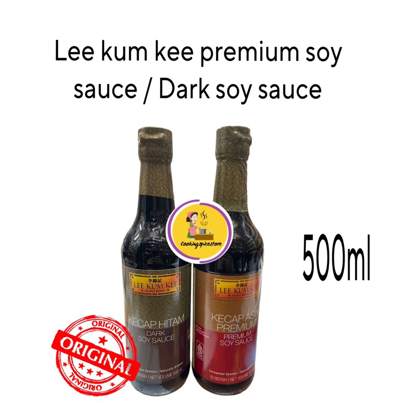 

Lee Kum Kee Premium Soy Sauce- Kecap Asin 500ml /Lee Kum Kee Dark Soy Sauce Kecap Hitam Premium 500ml BOTOL