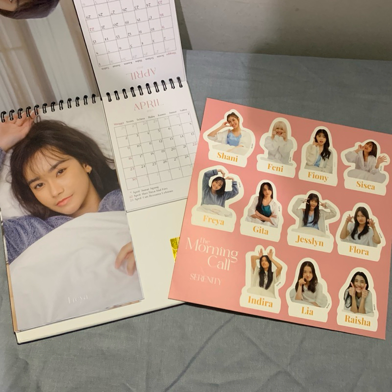 PAKET Calender & Sticker JKT48 The Morning Call - Serenity [Official]