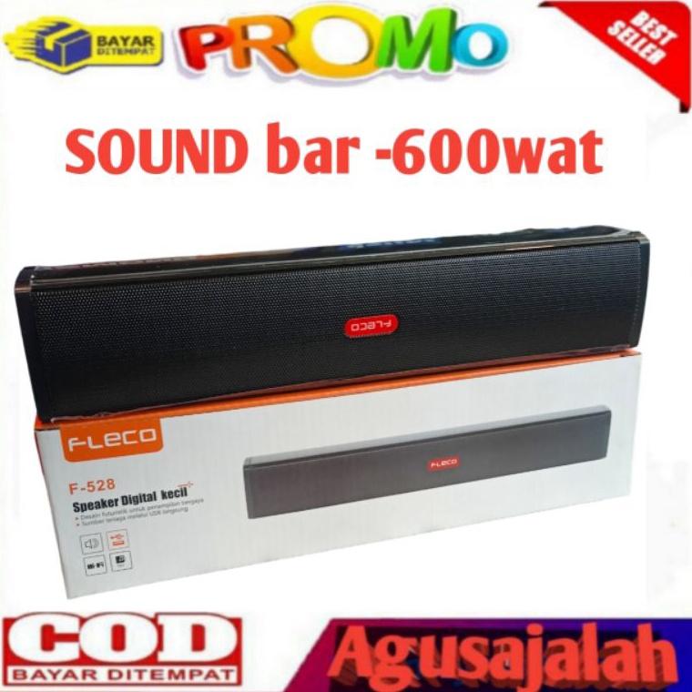 Terbagus SPEAKER F58 PC TV  BISA COD  Speaker Soundbar Bluetooth Wireless FLECO F551 BT  Speaker Dig