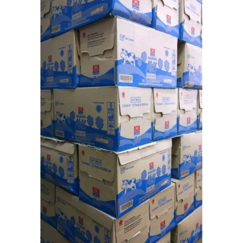 

Susu UHT Diamond Kemasan 1 Liter 1Dus (12pcs) Susu Diamond UHT