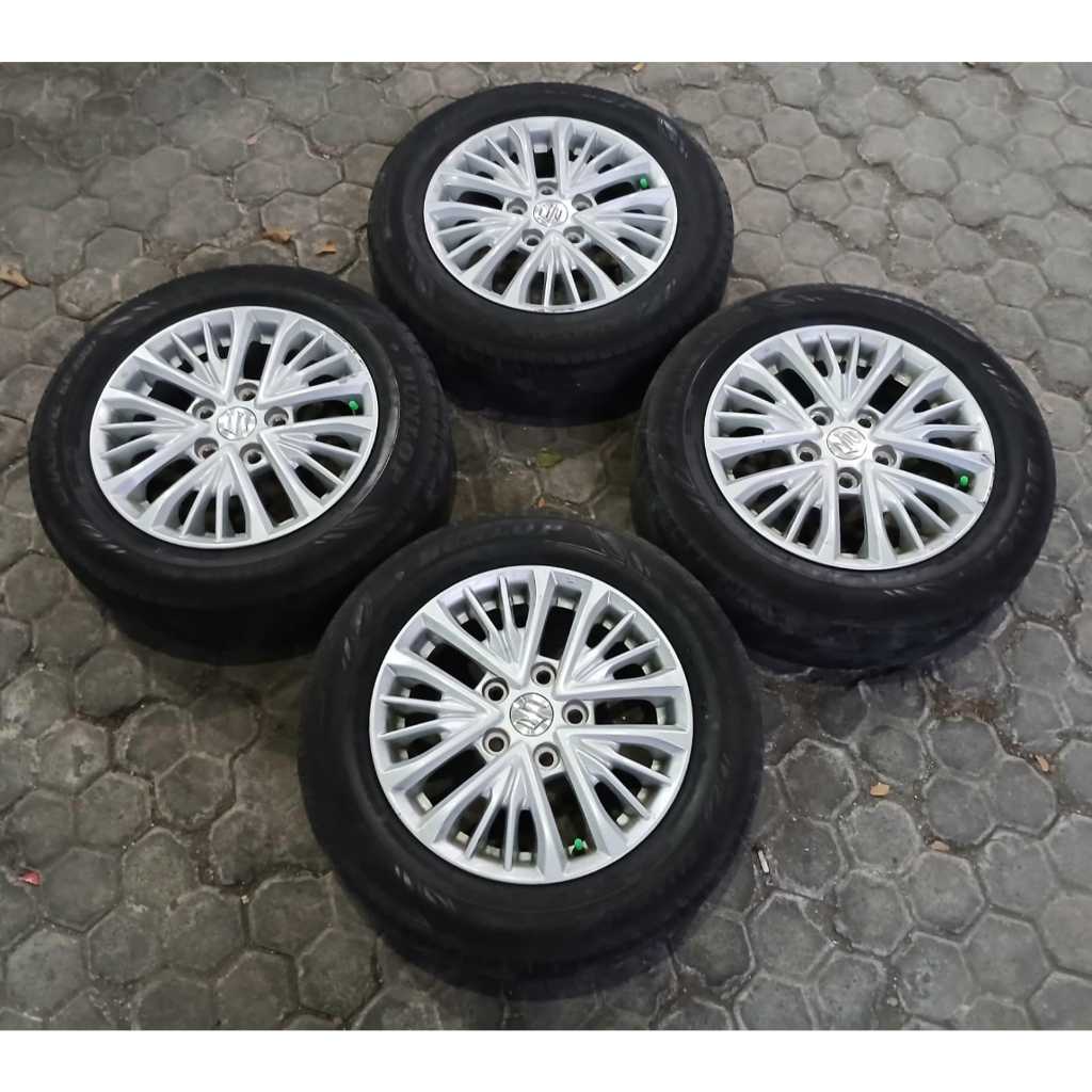 Jual Velg Mobil Ori Copotan ERTIGA + Ban 185 65 R15 Second Like New
