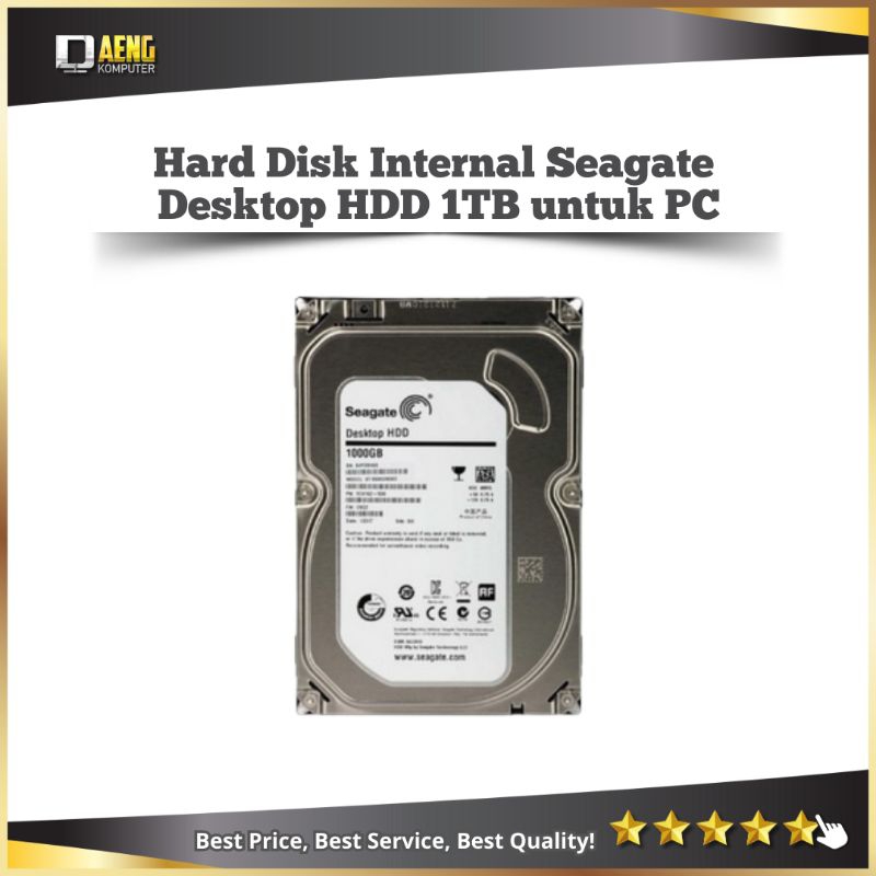 Hardisk Hard disk Harddisk Hdd Pc Internal 1 TB Merk Seagate Dekstop HDD