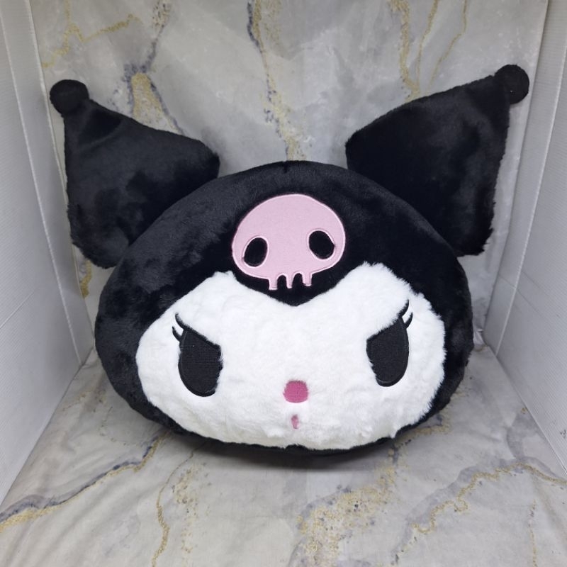 Sanrio KUROMI PRETTY JOURNEY Big Face Cushion Plush EIKOH