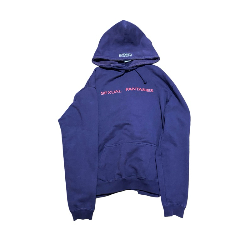 Vetements sexual fantasies hoodie (grails)