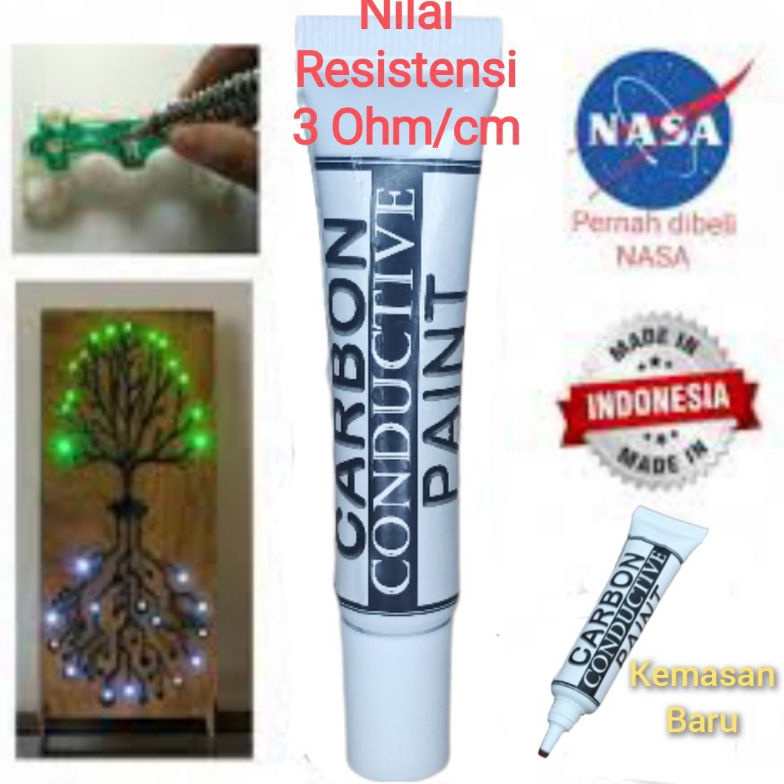

ART O8M5 CARBON CONDUCTIVE PAINT CAT KARBON PENGHANTAR ARUS LISTRIK 1 ml