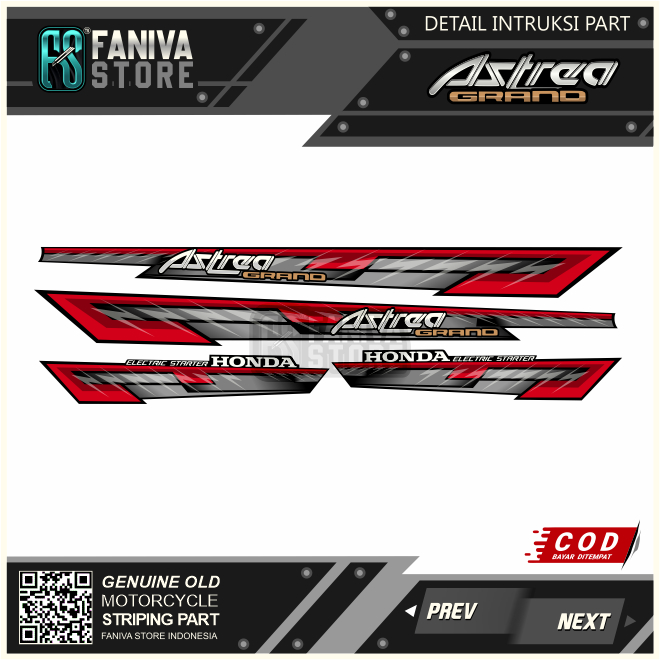 STRIPING ASTREA BULUS / STRIPING ASTREA GRAND /  STRIPING GRAND BULUS / VARIASI ASTREA BULUS NEW