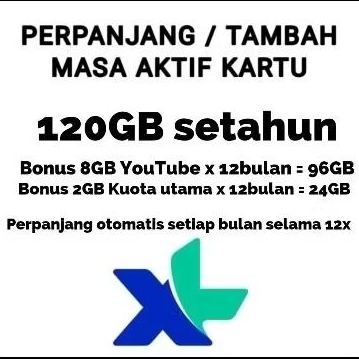 PROMO MASA AKTIF 1 TAHUN XL TERMURAH