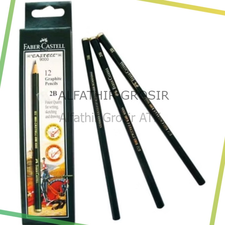 

ART W4Q9 Pensil Faber Castell 2B 1 pack 12 pcs Original