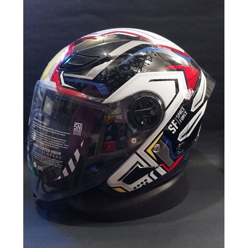 HELM CARGLOSS NFS SPACE FORCE | HELM CARGLOSS HALF FACE SINGLE VISOR