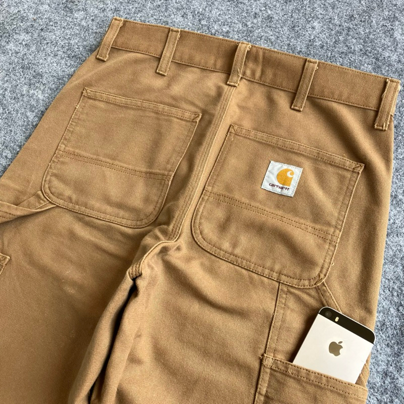 Celana Panjang CARHARTT WIP DOUBLE KNEE Carpenter Duck Cargo Long Pants Original