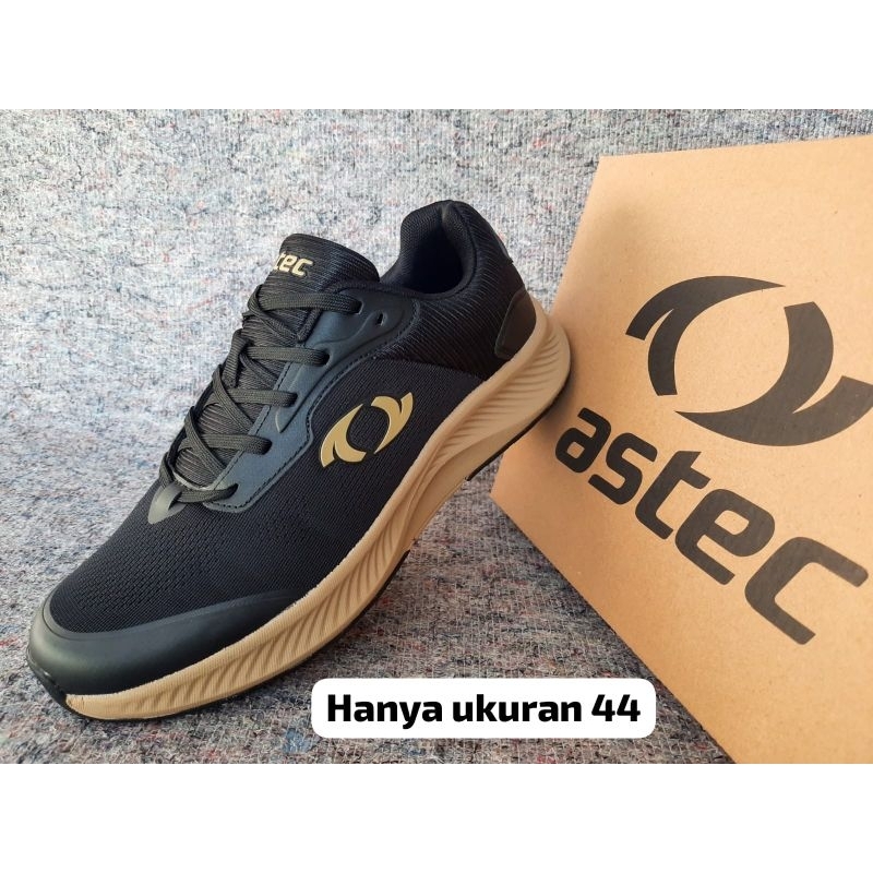sepatu sport runing olahraga astec original ivan walking black