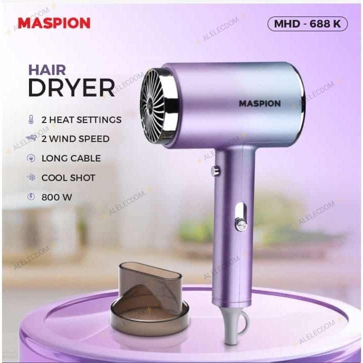 Maspion MHD-688 K Pengering Rambut - Kecepatan Tinggi