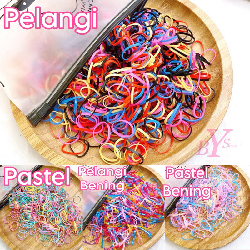 IKAT RAMBUT IKAT KARET RAMBUT ANAK ISI 1000 PCS