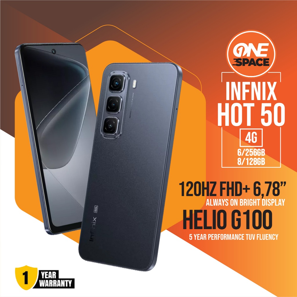 Infinix Hot 50 6/256 8/128 GB RAM 6GB 8GB ROM 128GB 256GB HP Android