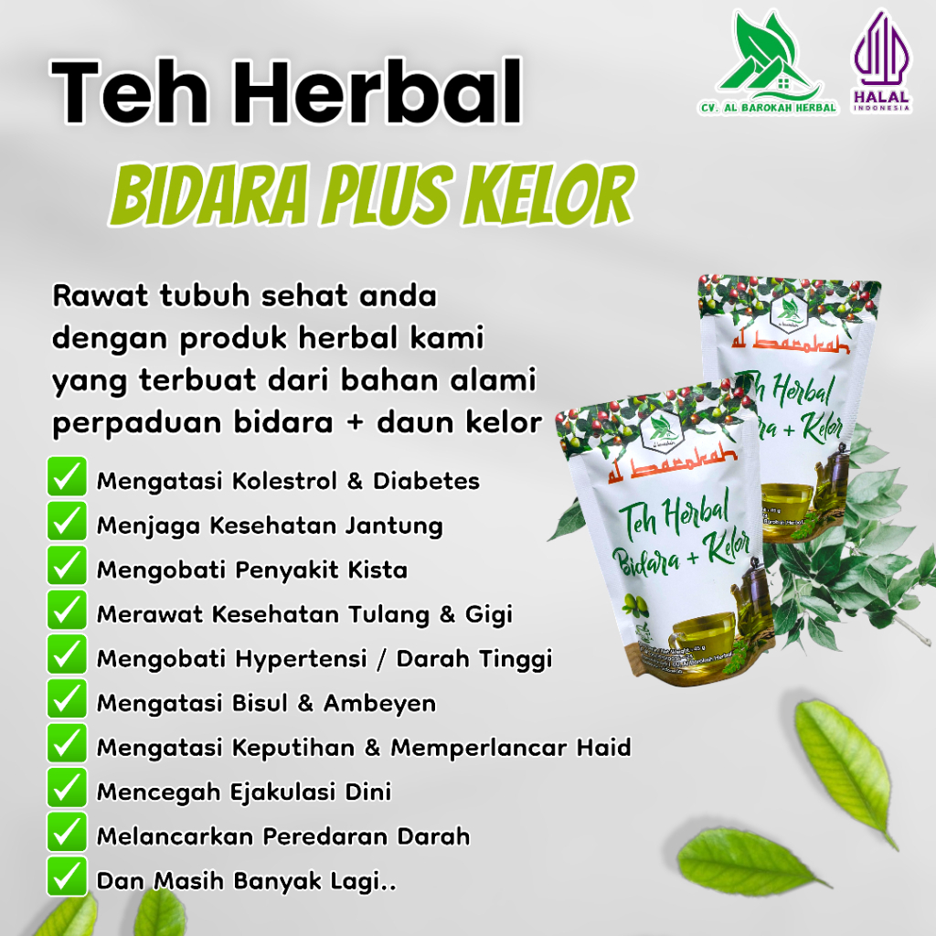 

TEH BIDARA + KELOR #Obat_herbal #tehbidara #Minuman_Kesehatan, 100% dengan bahan alami.