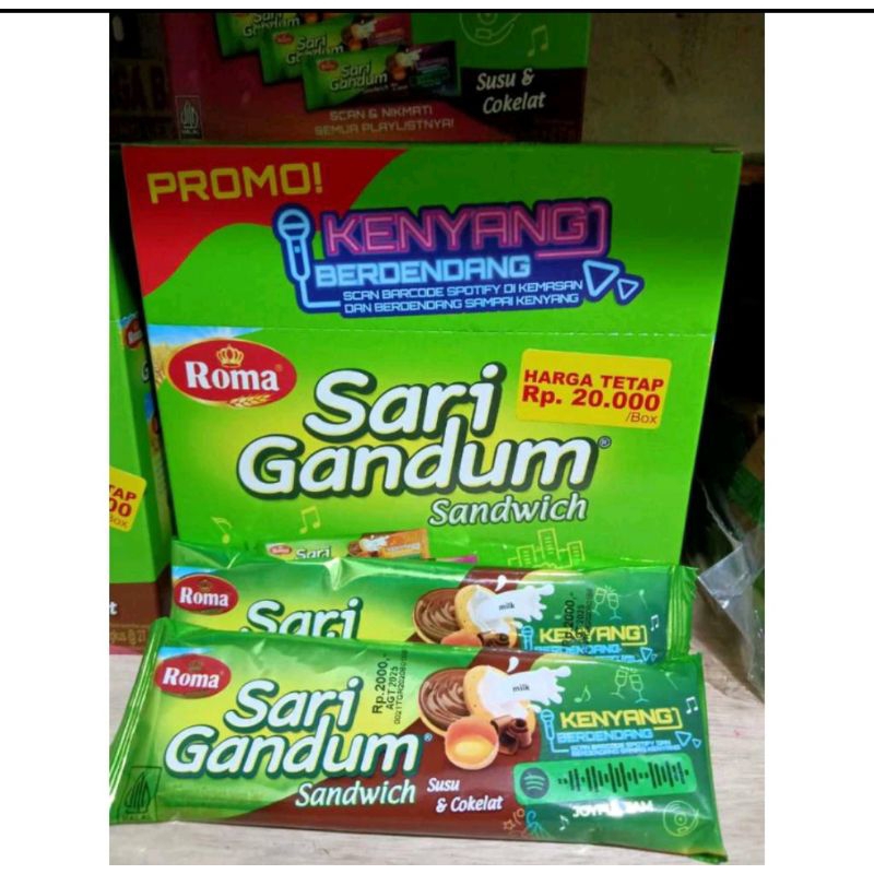 

Sari Gandum Sandwich isi 12 sachet