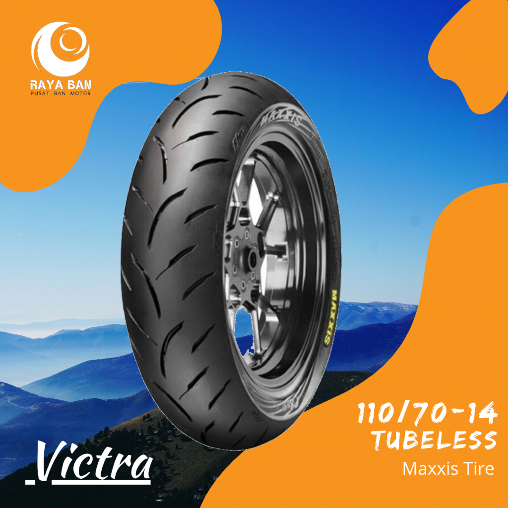 Ban Motor Maxxis Victra 110/70-14 Tubeless TL Ring 14