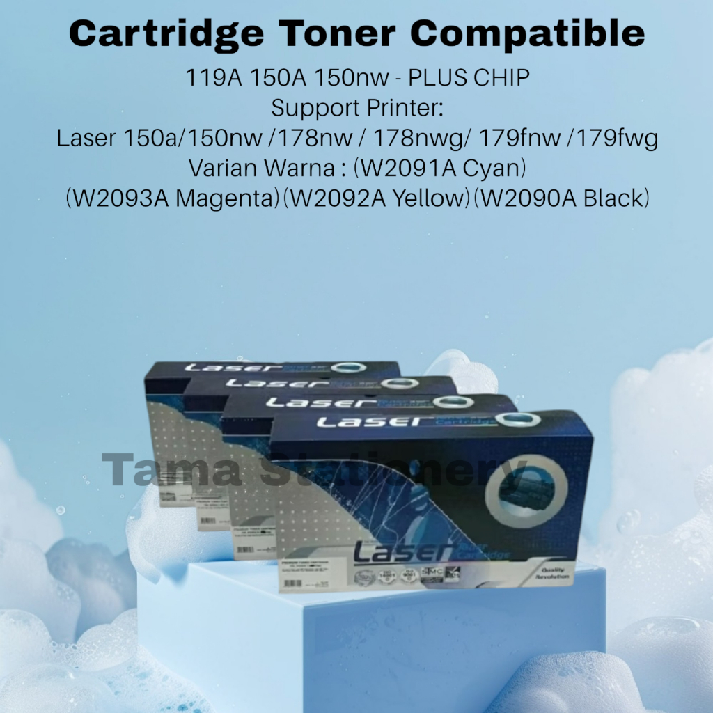 Cartridge Toner Compatible HP 119A LaserJet M150 150a 150nw MFP-178nw 179fnw 179fwg MFP178 MFP179nw 