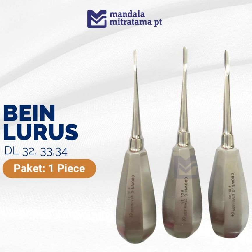 Dental Cryer Root Elevator / Bein Lurus / Bein Bengkok/  Crown-G