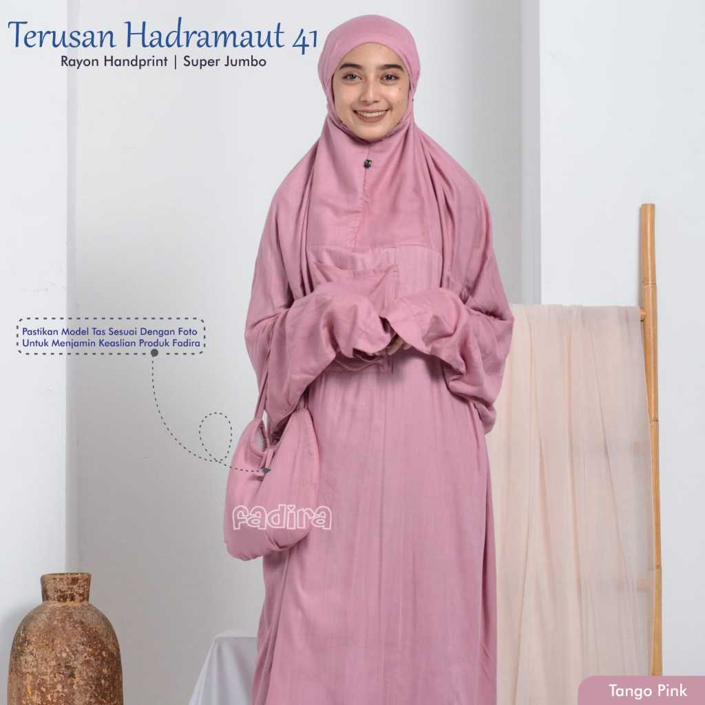Terusan Hadramaut / Terusan Polos / Mukena Terusan / Mukena Jumbo/ Terusan Jumbo Rayon / Mukena by F