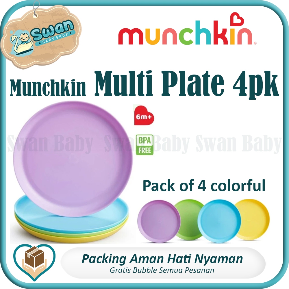 Lunch Box Anak Munchkin Multi Plate 4pk BPA Free