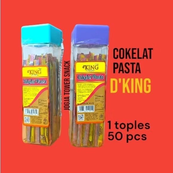 

Cokelat Pasta d'King Coklat Lumer Coki Coki Toples isi 50 pcs