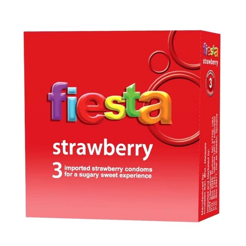 Gigikbunga Kondom Fiesta 5 Varian Rasa Condom Fiesta 5 Rasa