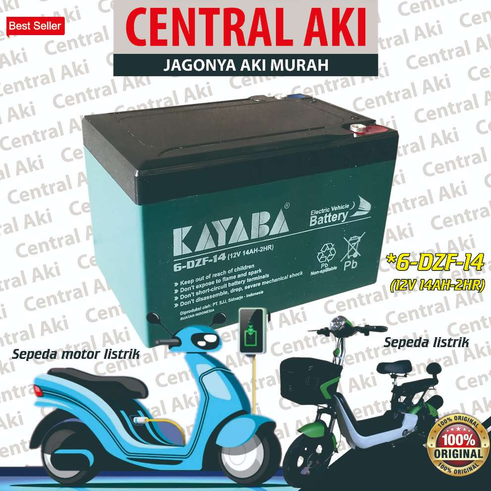 Aki Sepeda Listrik Kayaba 12V 14Ah