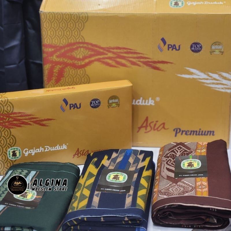 Sarung Gajah Duduk Premium Warna  | Sarung Dewasa