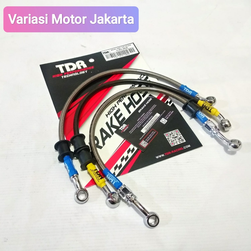 Selang Rem Belakang TDR 40 Cm Adjustable Banjo