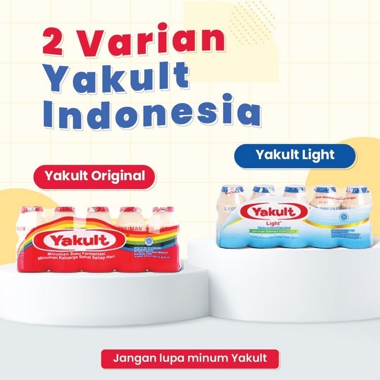 

YAKULT Drink Minuman Susu Fermentasi 65ml 1 Pak (5 Pcs)