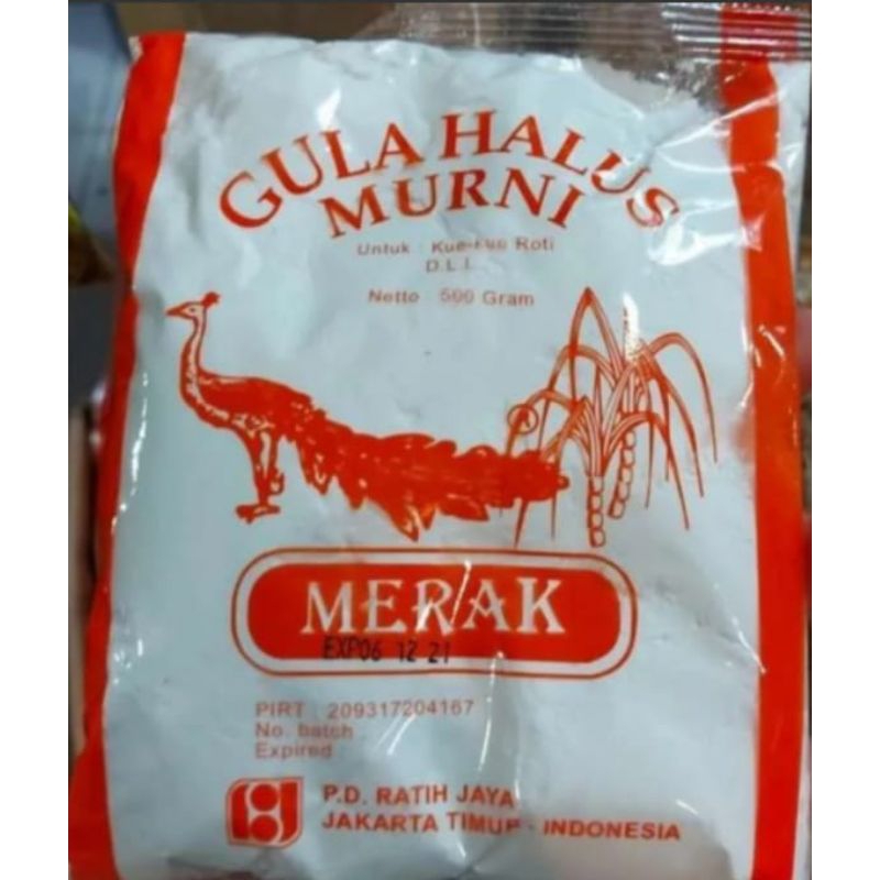 

gula halus murni murah meriah merk merak
